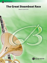 The Great Steamboat Race Concert Band sheet music cover Thumbnail